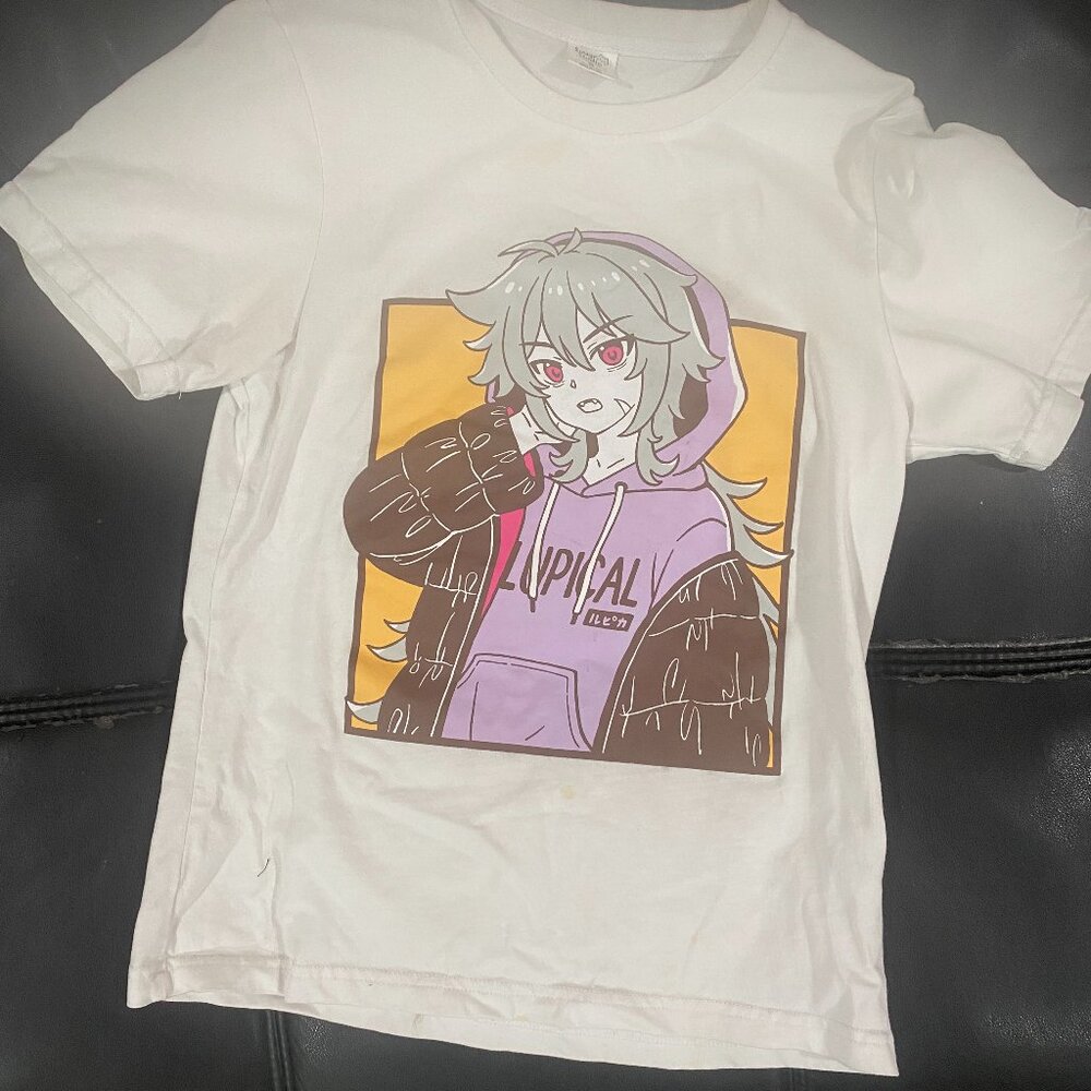 Suugar Studio Razor Genshin Impact Anime Shirt SMALL Unisex